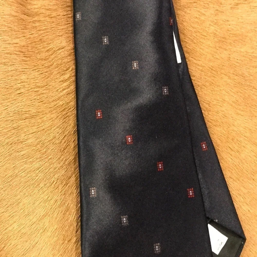 Vintage Oscar De La Renta Navy Tie